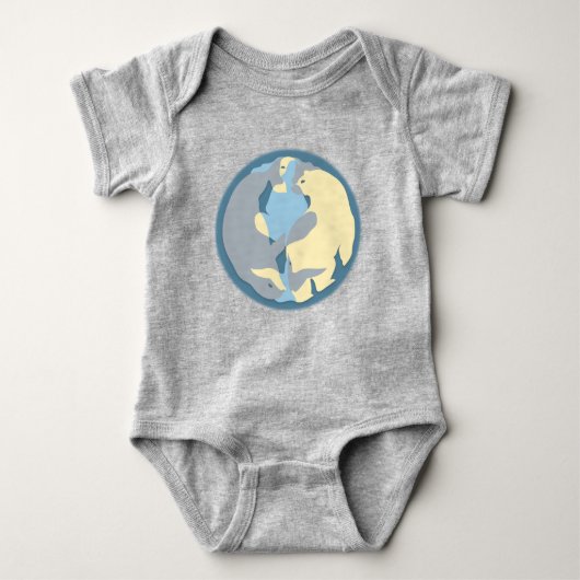 Body Spirit of the North Baby Bodysuit Bio (Devant)