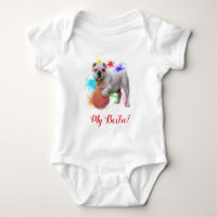 Splash Art mignon British Bulldog Bodysuit