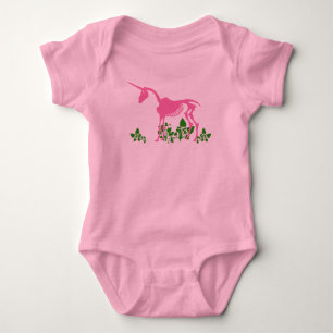 Body Squelette de licorne rose