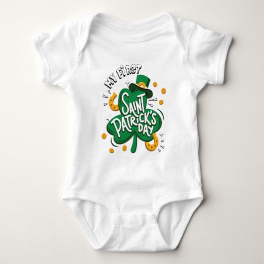Body St. Patrick's Day Clover Baby's First (Devant)