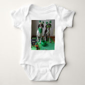 Body St. Patrick's Day Dogs Party Baby Jersey Bodysuit (Devant)