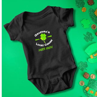 Body St. Patrick's Day Grand-mère's Lucky Charm Black
