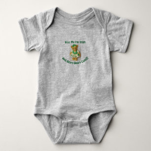 Body St. Patrick's Kiss Me Teddy Bear Bodysuit