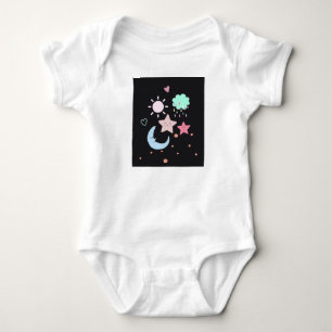 Body Star Moon nuage soleil coeur mignon