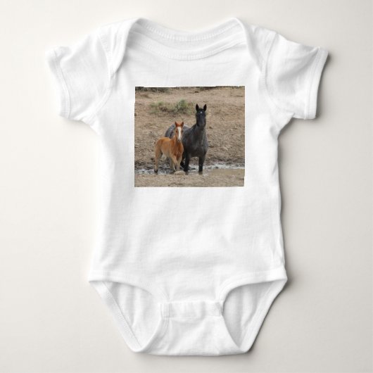 Body Steens Cheval Sauvage Bébé  (Devant)