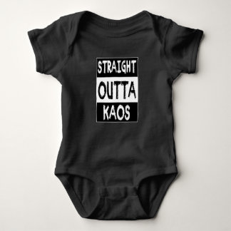 Body Straight Outta KAOS Baby one piece