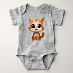 Body Style de dessin animé de chat orange mignon - 8973
