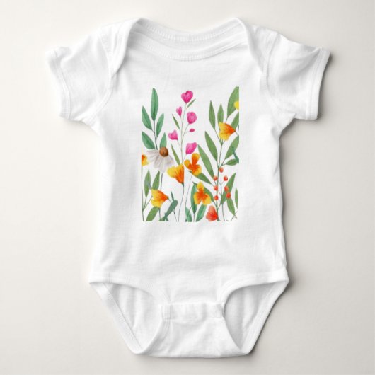 Body Sublimation fleur sauvage (Devant)