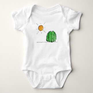 Body Sun et combinaison du Jersey de bébé d'aquarelle