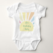 Body Sunshine Anniversaire fête bébé T-shirt (Devant)