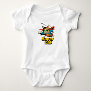 Body Super Chat Volant avec Poisson