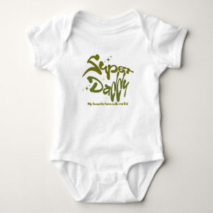 Body Super Papa Héros pour les Enfants