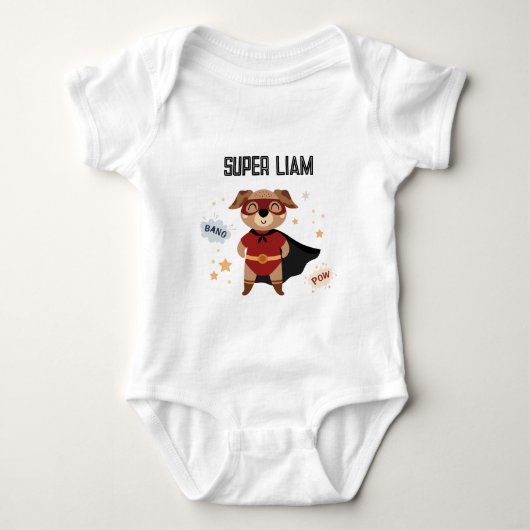 Body Superhero Dog Baby Toddler T-shirt (Devant)