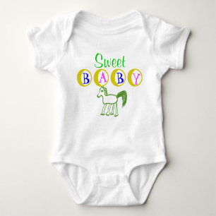 Body Sweet Baby avec Cheval Chemise bébé