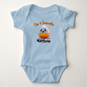 Body Sweet Baby Boy Candy Corn avec nom enfant
