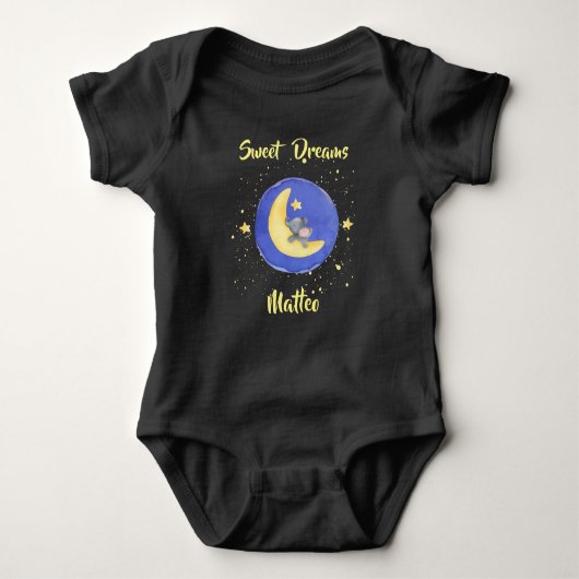 Body Sweet Dreams Boy Baby Elephant 2 Baby Bodysuit (Devant)