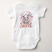 Body Sweet Elephant Baby Bodysuit (Dos)
