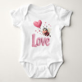 Body Sweet Love Bee Pink Hearts (Devant)