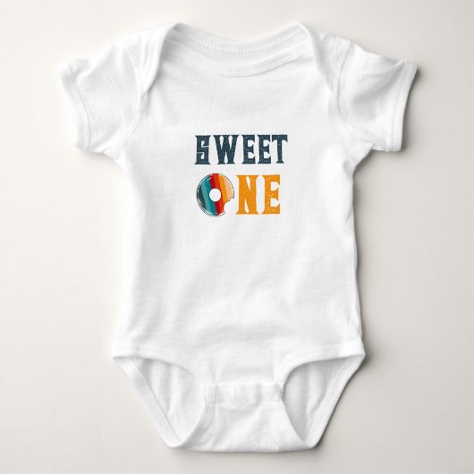 Body Sweet One Donut Bébé Genre Neutre Bodysuit (Devant)