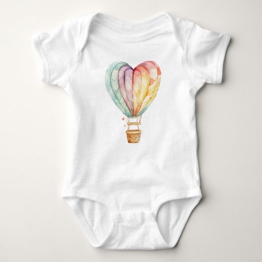 Body Sweetheart Hot Air Balloon Baby Bodysuit (Devant)