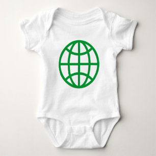 Body Symbole du monde - Vert d'herbe