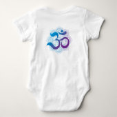 Body SYMBOLE OM Mandala Fleur Blanc (Dos)