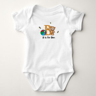 Body T Alphabet B pour les garçons - personnaliser avec