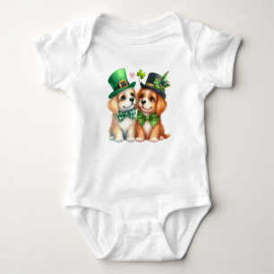 Body T-shirt à capuche Cute Dogs St. Patrick's Day Desi