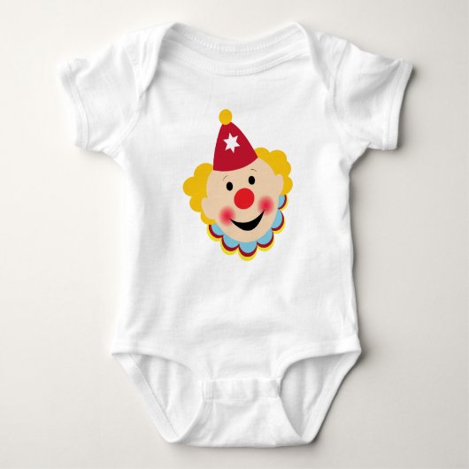 Body T-shirt à manches longues face clown (Devant)