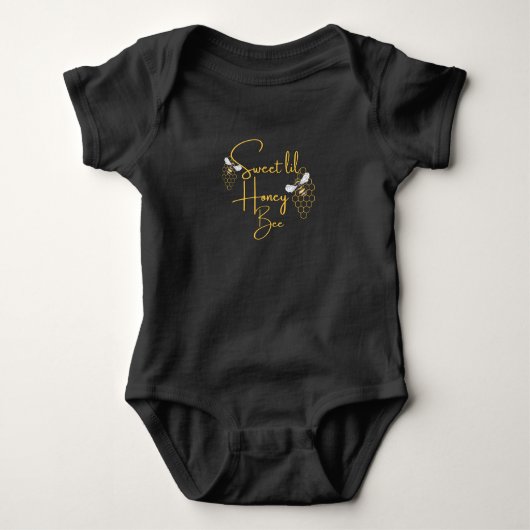 Body T-Shirt abeille miel doux petit (Devant)