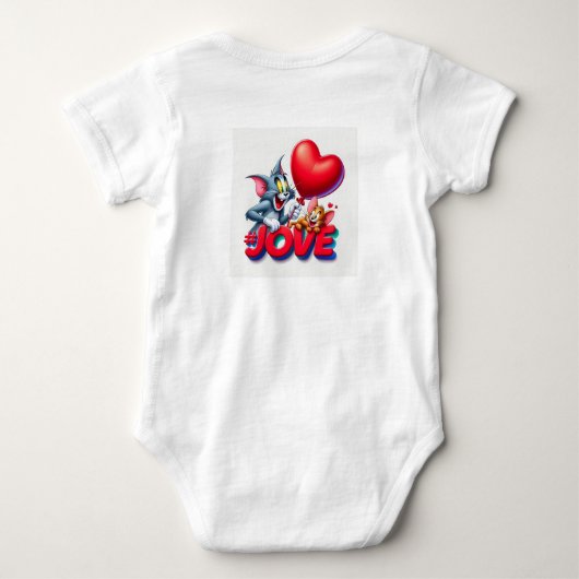 Body T-Shirt Adorable T-Shirt bébé" . "Joli bébé Tee" (Dos)