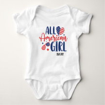 T-shirt All American Girl (Baby)