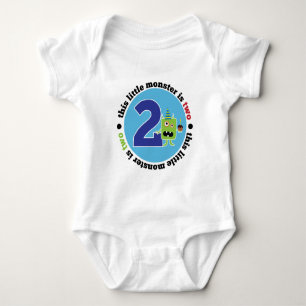 Body T-shirt Anniversaire Monster 2