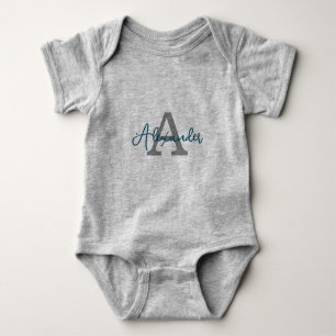 Body T-shirt bébé avec nom HAMbyWG