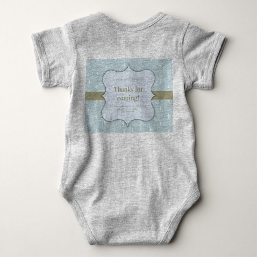 Body T-shirt bébé bodysuit garçon (Dos)