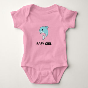 Body T-shirt bébé dauphin