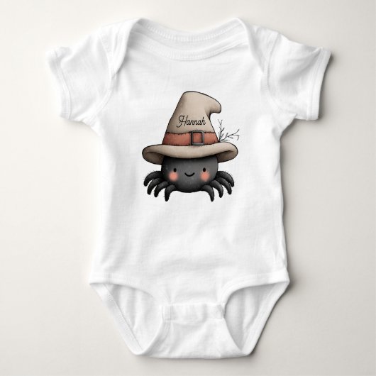 Body T-shirt bébé d'Halloween (Devant)
