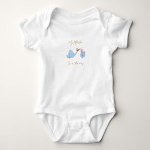 Body T-shirt bébé graphique créature bleue adorable - D