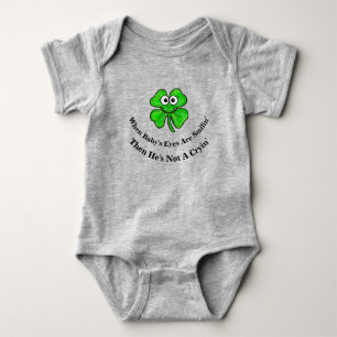 Body T-shirt bébé irlandais Shamrock Smilin