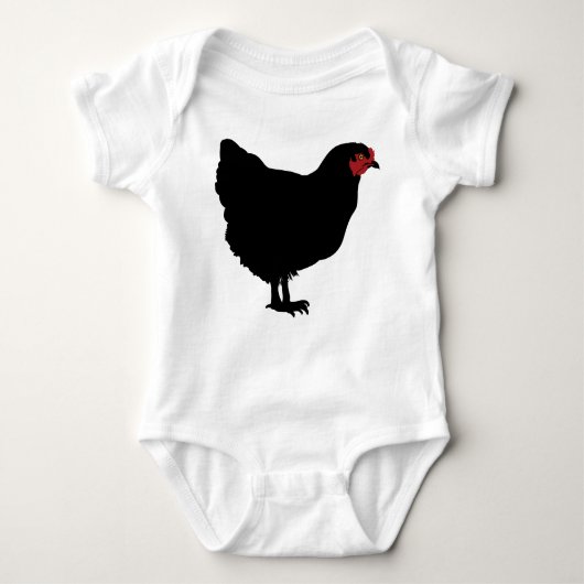 Body T-Shirt BÉBÉ JERSEY BODYSUIT ROOSTER & A KISS (Devant)