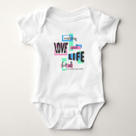 Body T-shirt bébé ou combinaison. (Devant)