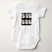 Body T-shirt bébé panda mignon 👶😇 (Dos)
