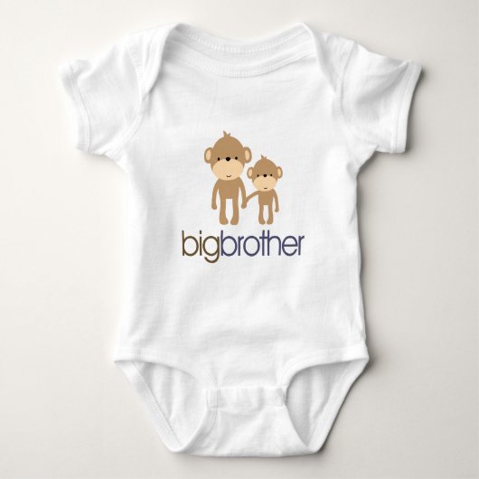 Body T-shirt Big Brother Monkey (Devant)