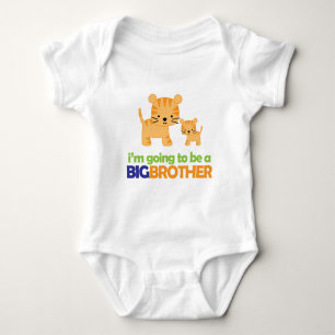 Body T-shirt Big Brother Tiger Faire-part de grossesse