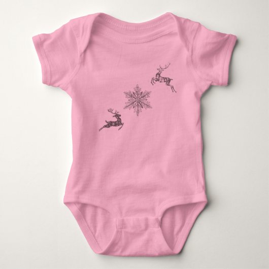 Body T-shirt bodysuit bébé mignon (Devant)