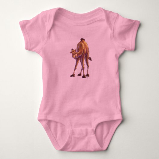 Body T-shirt chameau (Devant)