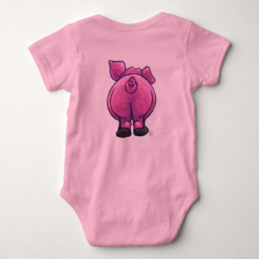 Body T-shirt cochon (Dos)