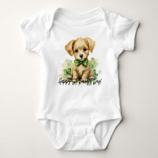 Body T-shirt corps de chiot pour la Saint-Patrick - Bon