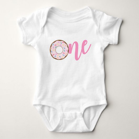 Body T-Shirt d'anniversaire de Donut Sweet One Donut T- (Devant)