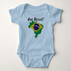 Body T-shirt de bébé de Brazillian (passé le Brésil